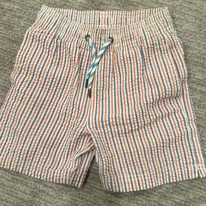 Crew Cuts Seersucker Swim Trunks
